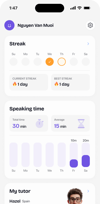 Weakness Report UI Mockup